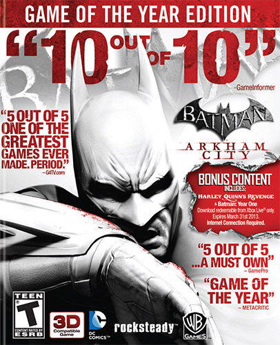 Batman: Arkham City – Game of The Year Edition cover