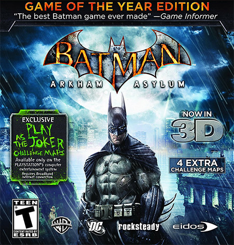 Batman: Arkham Asylum – Game of the Year Edition + Joker & Prey in the Darkness DLCs cover